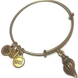 Alex and Ani Conch Shell Gold Bracelet